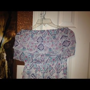 Dresses - White Aztec Design Dress Dresses - White Aztec Design Dress