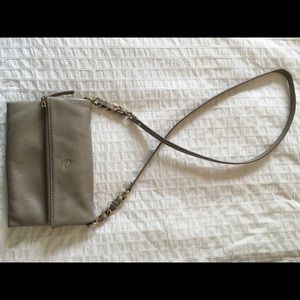 Kate Spade tan/beige cross body purse