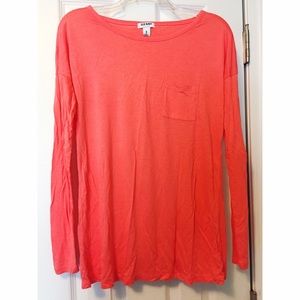 NWOT peach long sleeve t-shirt