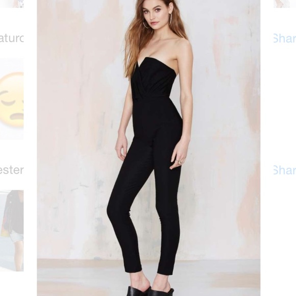 Sexy black jumpsuit