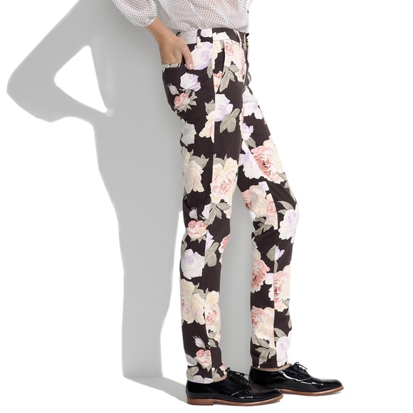 Rose Floral Trousers - Picture 3 of 4