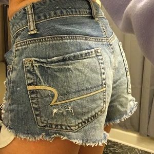 American Eagle 00 High Waisted Shorts
