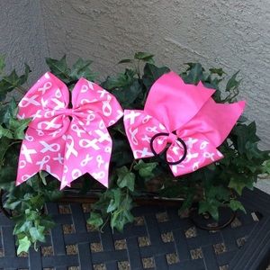 🎀 Breast Cancer Awareness Hair Bow 🎀