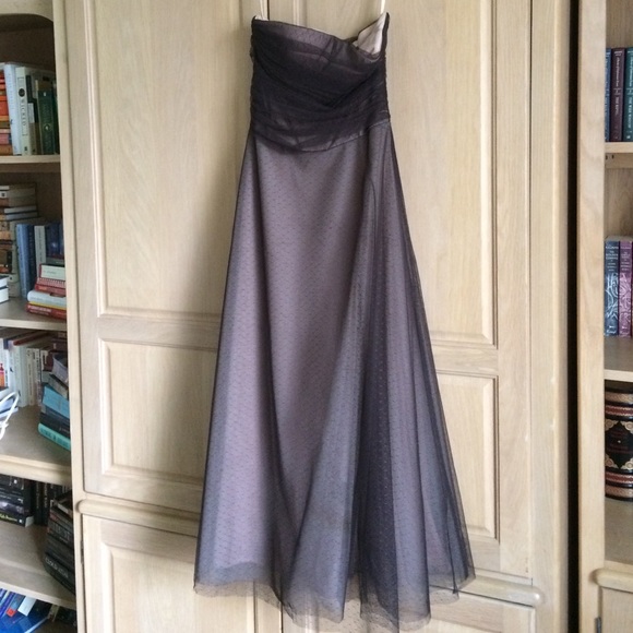 Vintage inspired strapless midi dress - Picture 1 of 2