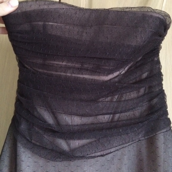 Vintage inspired strapless midi dress - Picture 2 of 2