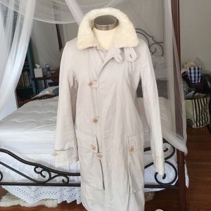Gently used DKNY coat. Soft Fur lining inside.