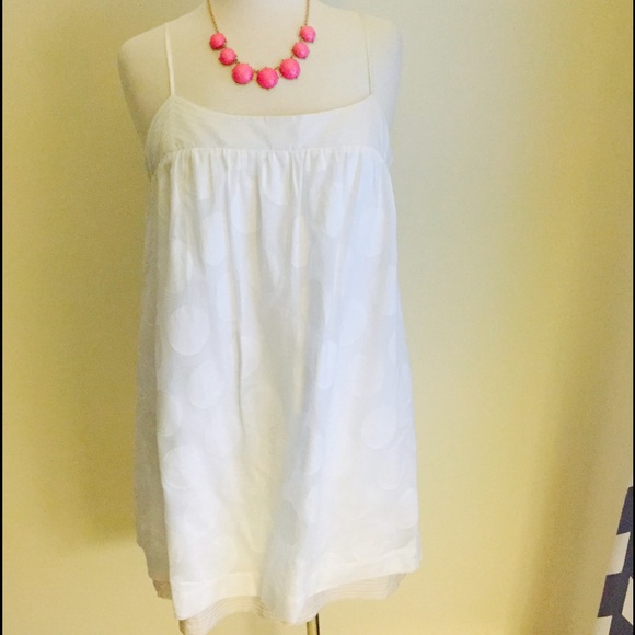 BCBG Chic Cotton Polka Dot Summer Dress!