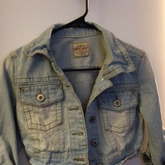 Traded Reduced **Crop jean jacket