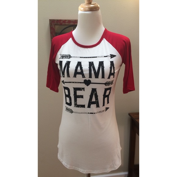 Sale⭐️Mama Bear Raglan Tee - Picture 2 of 4