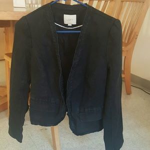 LOFT casual canvas blazer