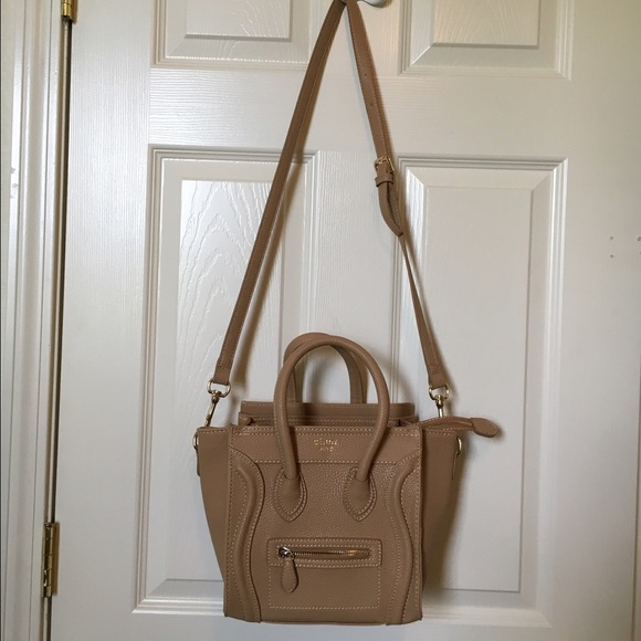 Céline tan nano luggage 🌼