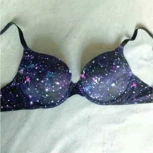 VS Pink Galaxy Wear Everywhere Pushup Bra
