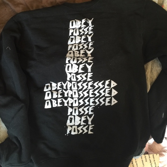 Obey black sweater