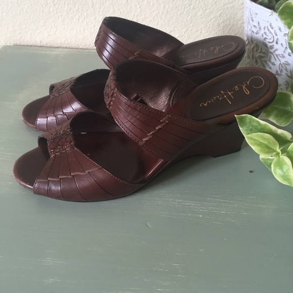 ❌❌Cole Haan Wedge Sandals SOLD - Picture 2 of 4