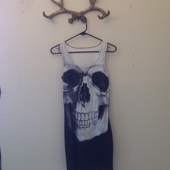 Fitted skull dress