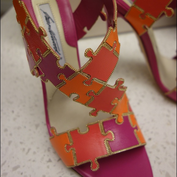 Brian Atwood Collection Sommer Puzzle Sandal - Picture 4 of 4