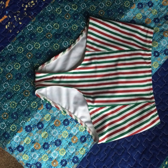 AA Striped High Waist Swim