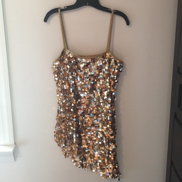 Vintage 1970's Gold/Silver Sequin Paillette Tunic