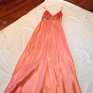 Betsy and Adam By Linda Bernell Coral Gown