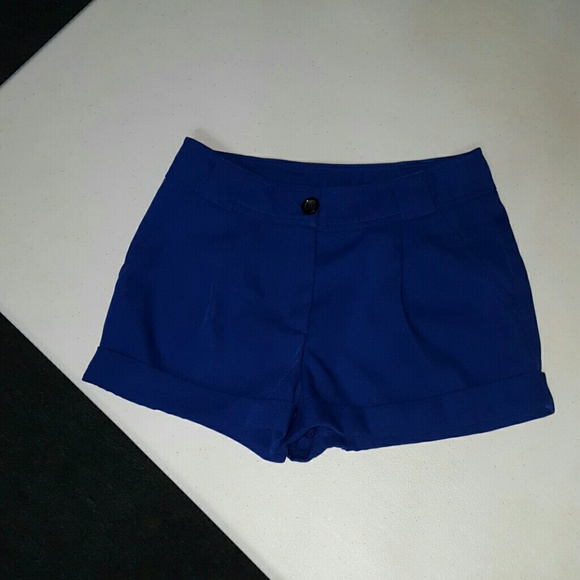 Blue shorts
