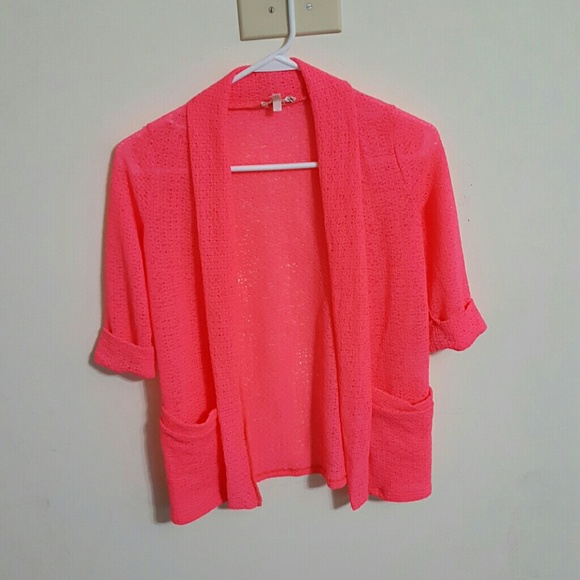 Neon pink sweater