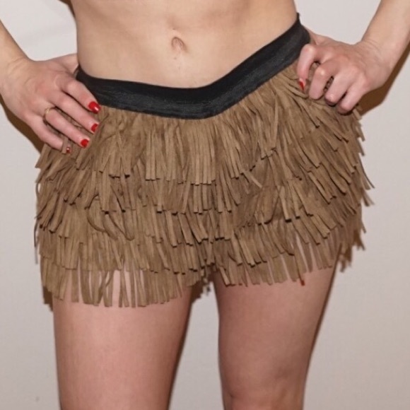 Fringe Detailed Shorts