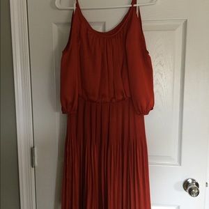 Burnt orange dress
