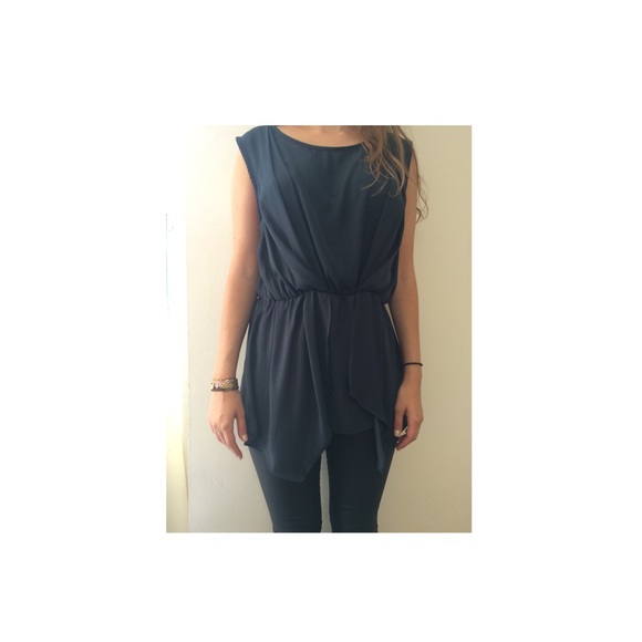 Dark green long top style blouse from Pepe Jeans - Picture 3 of 3