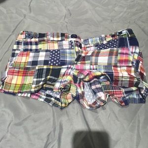 American eagle patchwork shorts