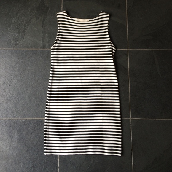 Zara Striped Dress 3 inched above knee