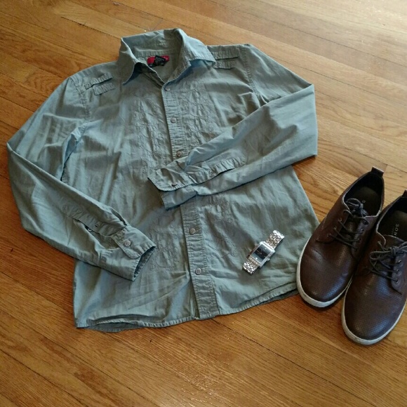 Buffalo David Bitton Other - Men's Buffalo Button down Shirt w/stitching detail