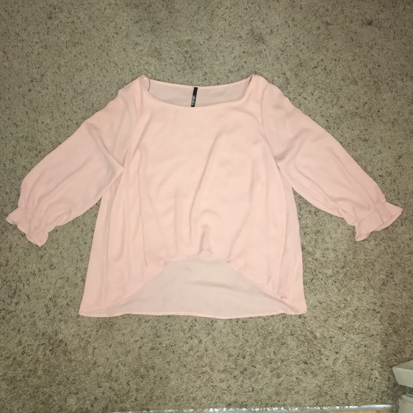 Blush high-low Top from LuLu's