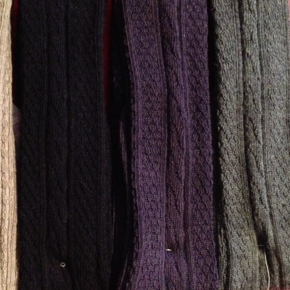 Soft Cable Knit Over The Knee Socks Thigh High OTK - Picture 4 of 4