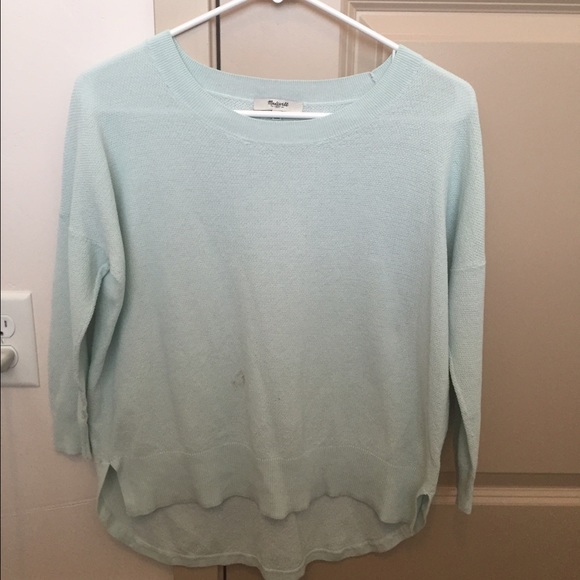 Madewell Mint Sweater- Size XS