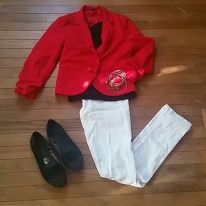 Red blazer