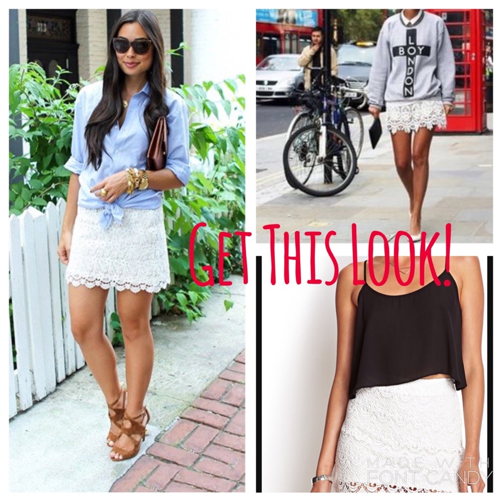 sheer flirt skirt
