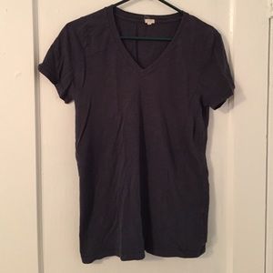 J Crew Navy V-neck