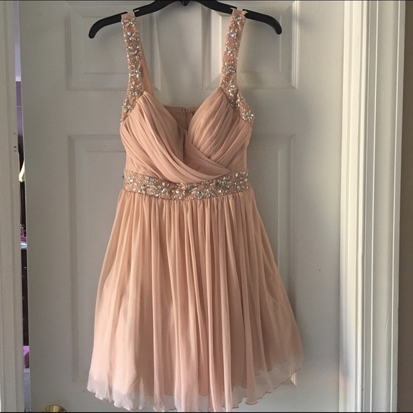 Macy's Dresses & Skirts - Champagne Pink Prom/Homecoming Dress