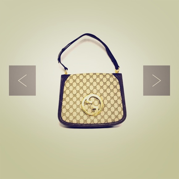 Gorgeous Vintage Gucci Blondie Logo handbag