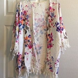 Gorgeous Watercolor Style Kimono