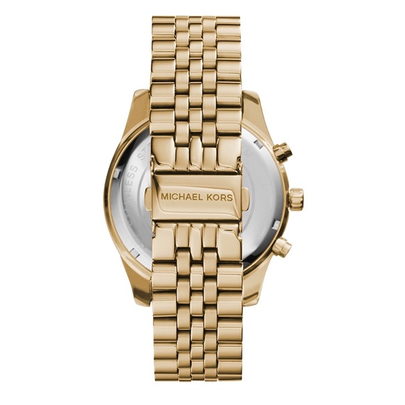 Michael Kors gold lexington chronograph watch - Picture 6 of 8