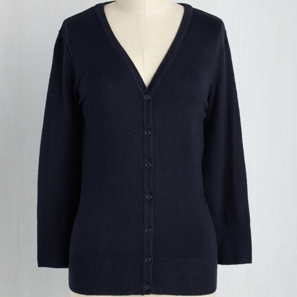 Navy Blue Cardigan