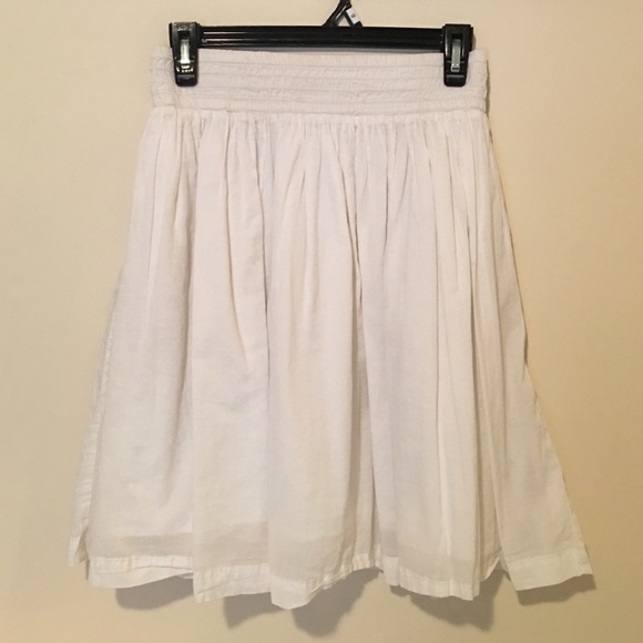 BR White Skirt