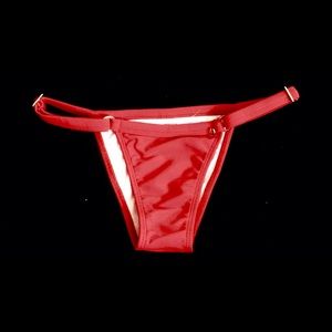 Red Cheeky Bikini Bottoms