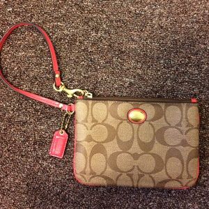 Brand new Coach Wristlet