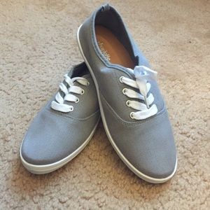 Grey sneakers