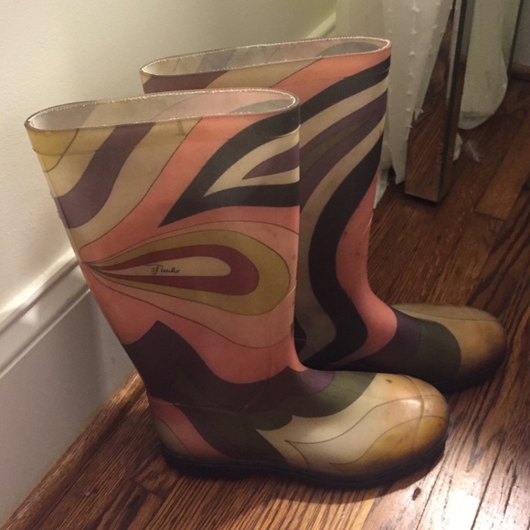 Pucci rain boots