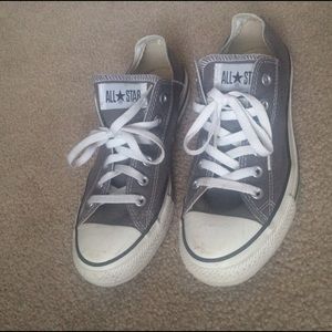 Grey Low Top Converse