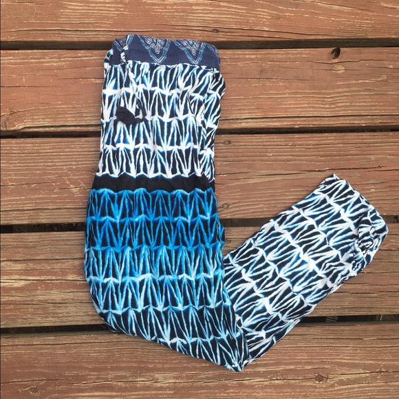 Joe Fresh multi-pattern linen pants. Size L