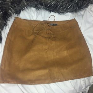 Kendall + Kylie BRAND NEW suede mini skirt!